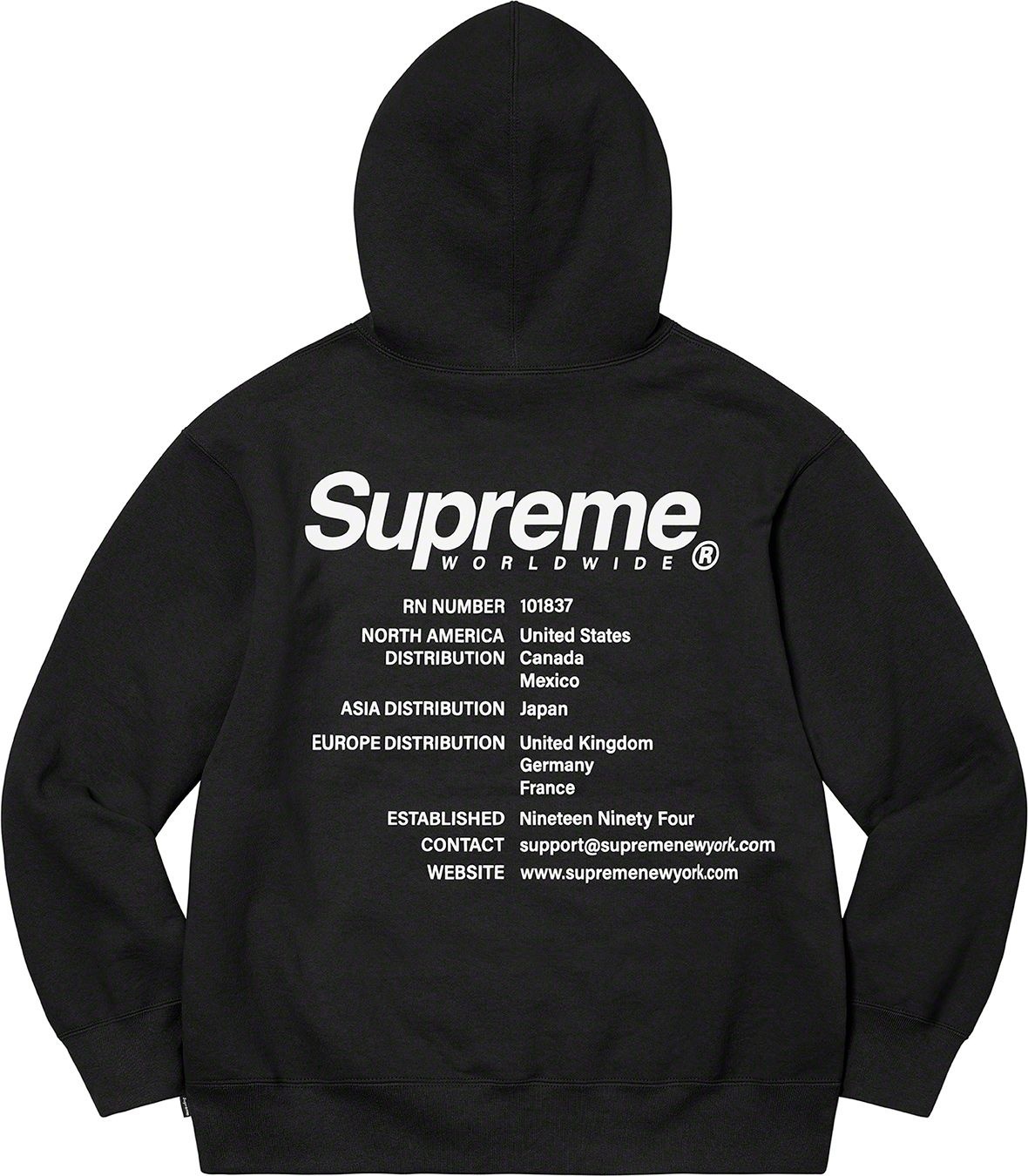 Worldwide Hooded Sweatshirt view 19